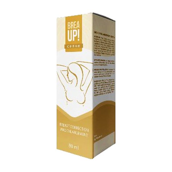 Zlato-bela škatlica kreme Brea Up s 50 ml